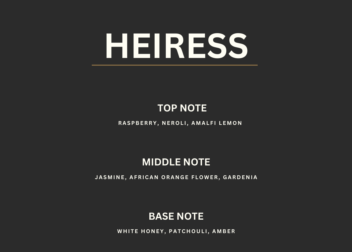 HEIRESS 1478 50ml EDP - Inspired L mil