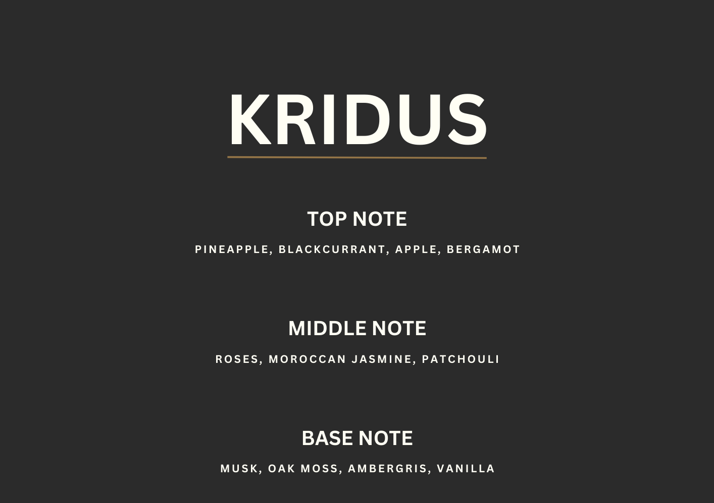 Kridus - Inspired by Aventus
