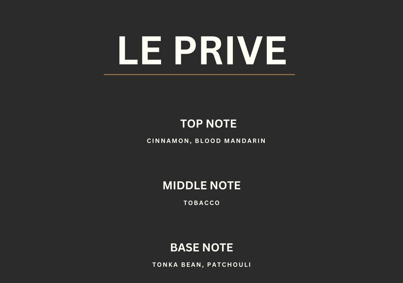LE PRIVE - Inspired by 1 Mil Prive