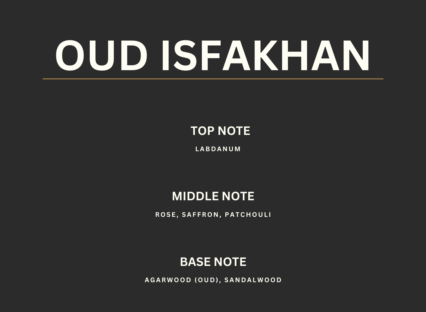 Oud Isfakhan -Inspired by Oud Ispahan
