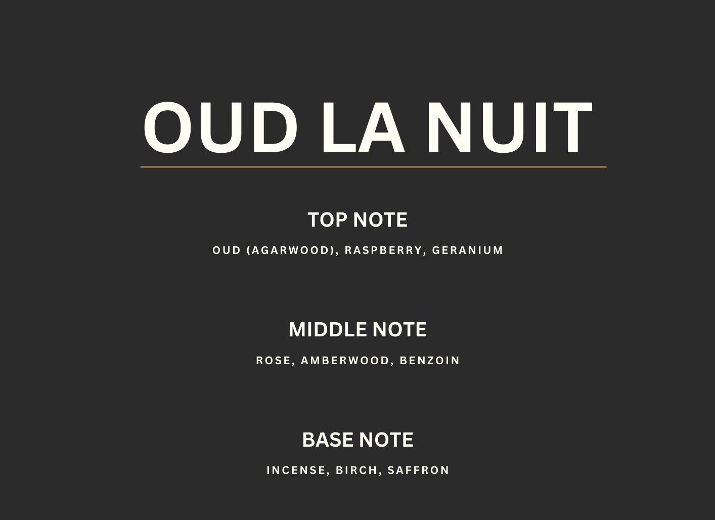 Oud la Nuit - Inspired by ombre Nomade