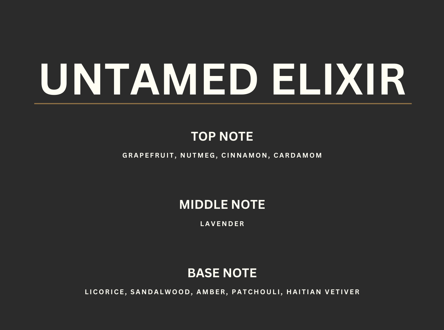 UNTAMED ELIXIR - Inspired by Sauvage Elixir