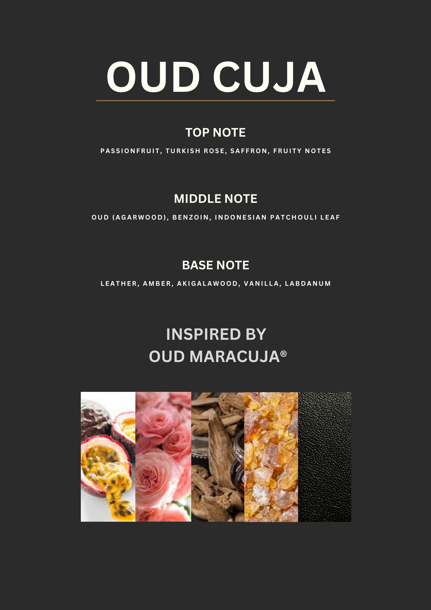 Inspired by Oud maracuja- OUD CUJA