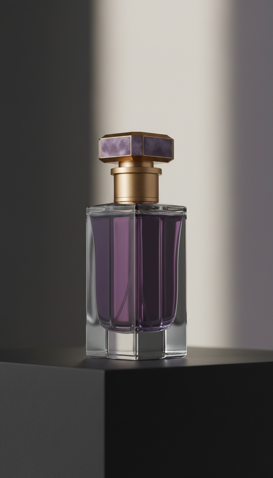 Velvet Iris Extrait Glass Bottle